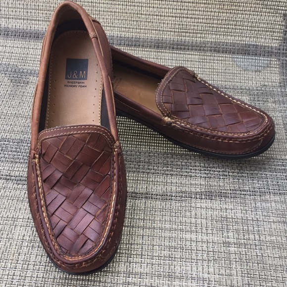 J&M Shoes J M Mens Brown Casual Loafer Shoes Size 9m Poshmark